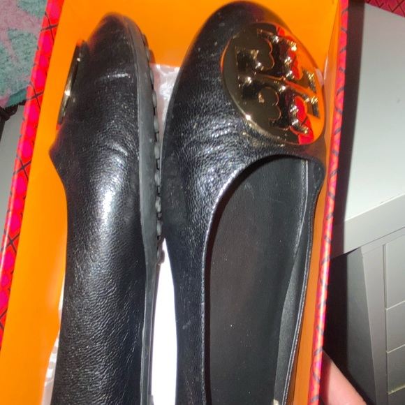 Tory Butch Black Flats - Picture 2 of 5